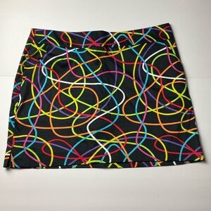 Loudmouth Golf Scribblz Colorful Skort